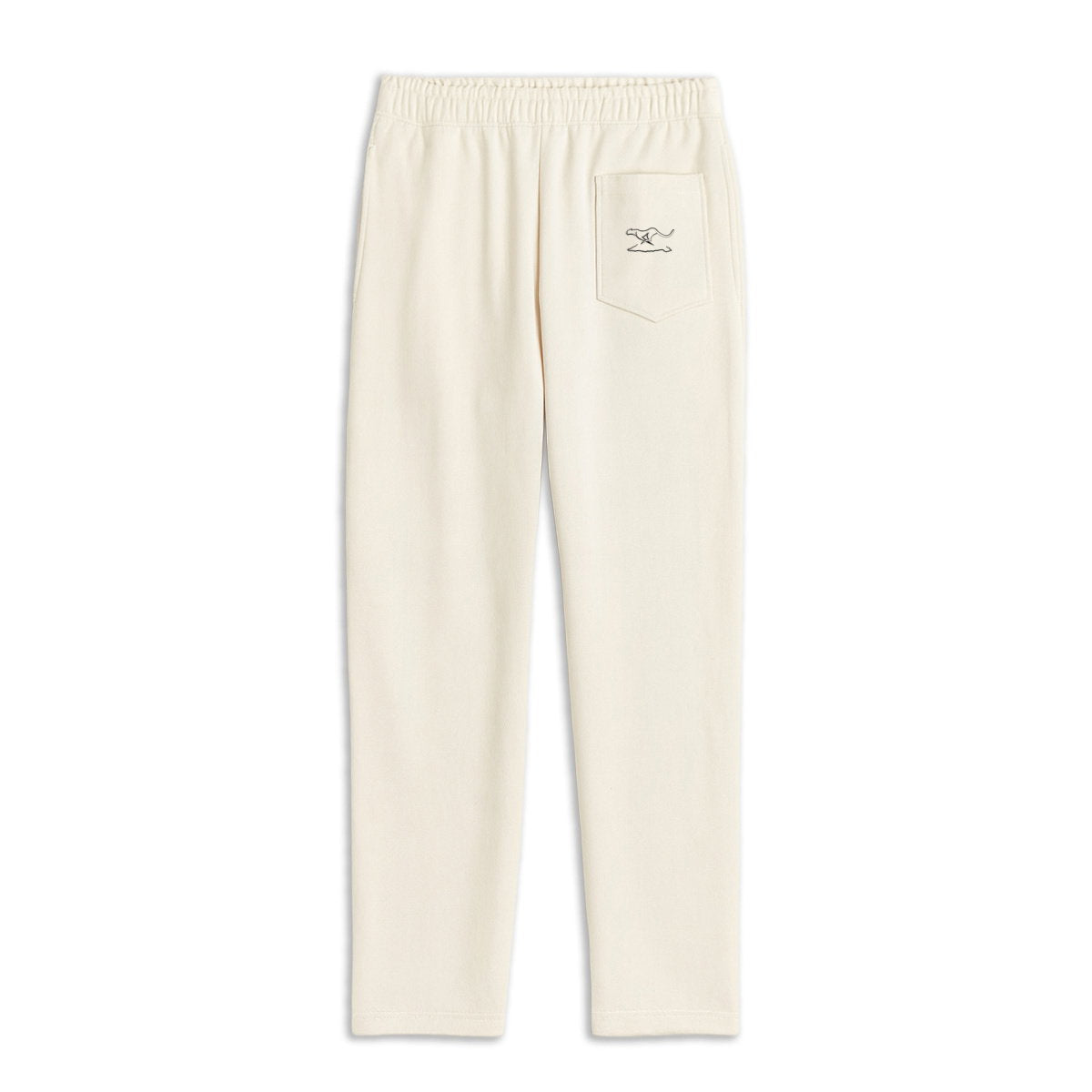 Pantalones de chándal unisex holgados; GYMPARD BLANCO - espalda_1