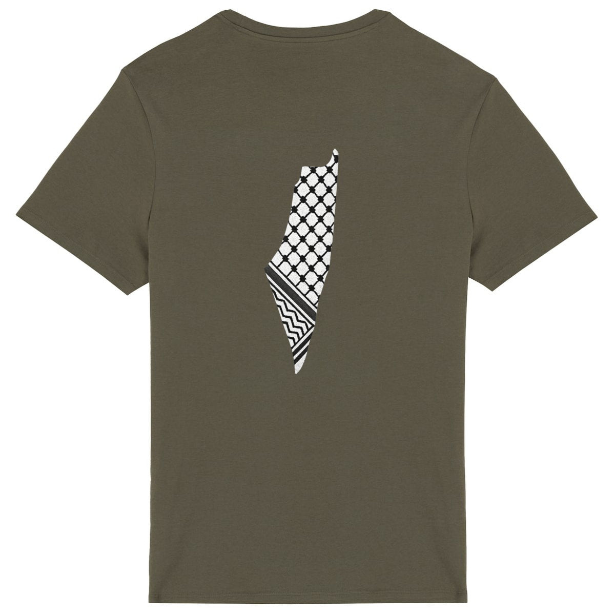 Camiseta unisex ligera arabe + pais + negro - espalda_5