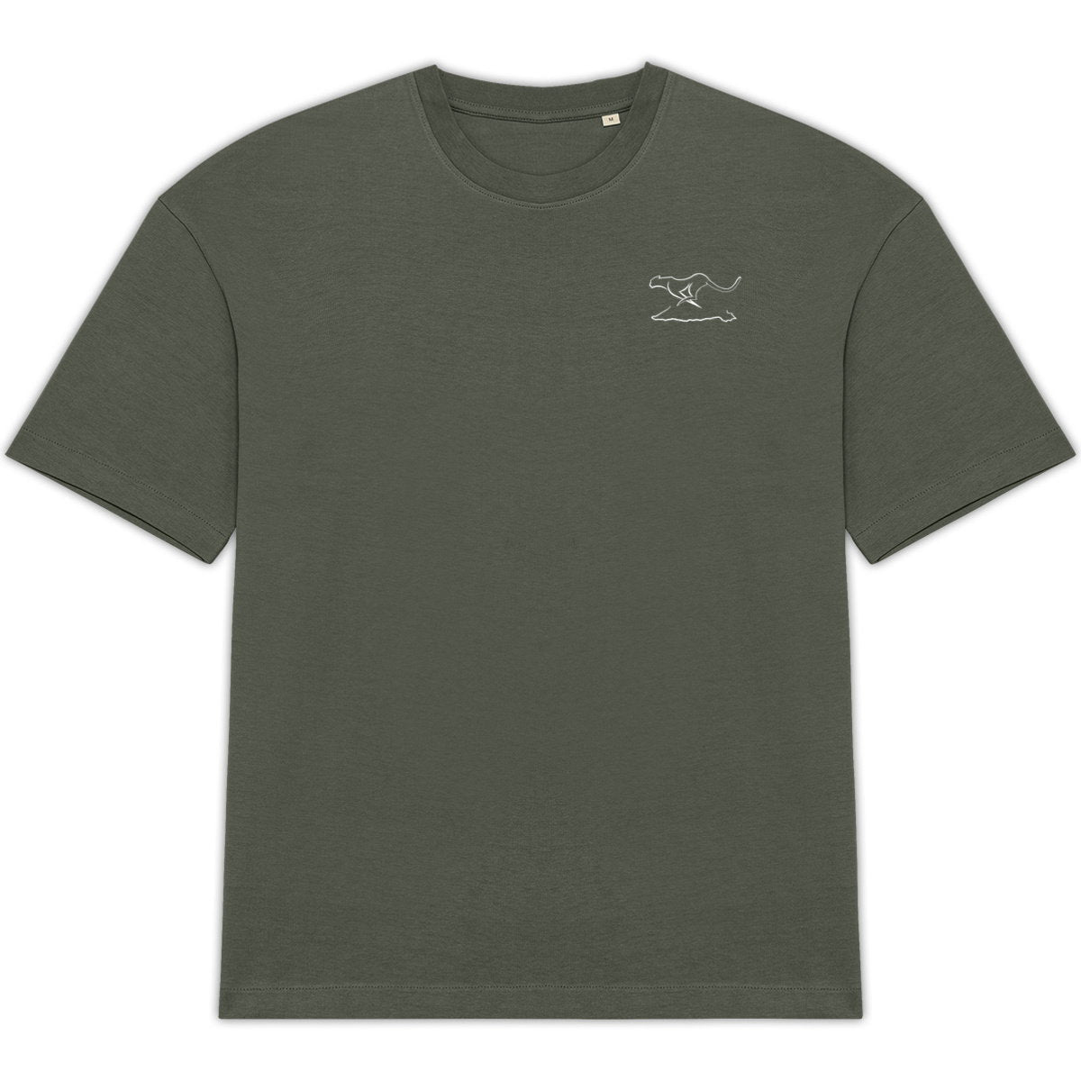 Camiseta oversize unisex: logo simple - frente_1