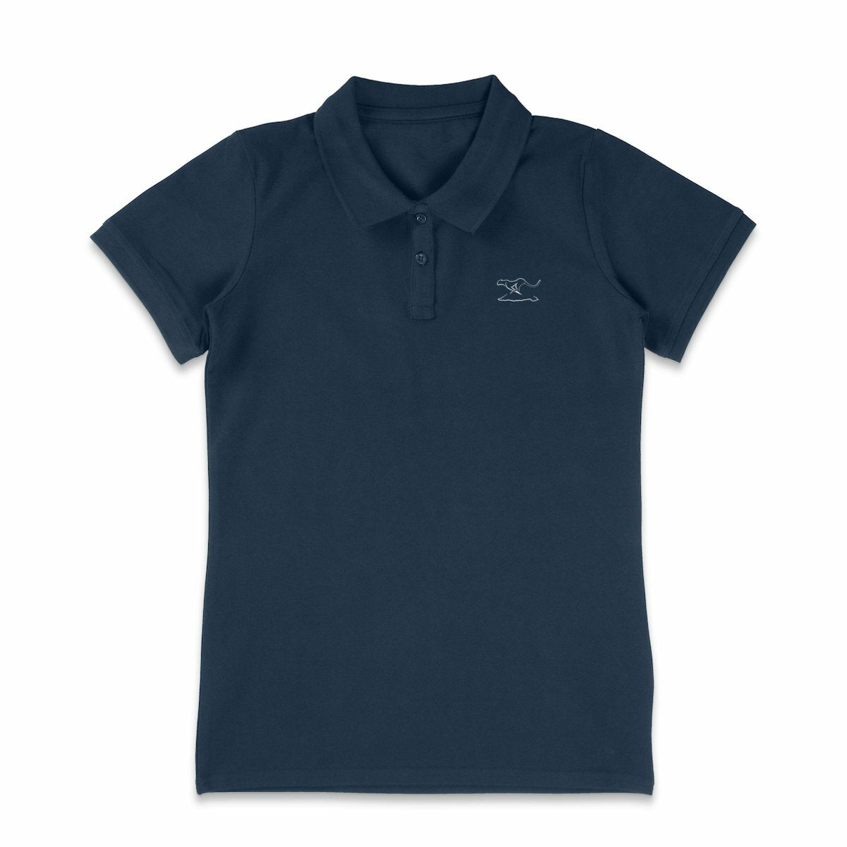 Polo ligero para mujer: logo simple - frente_1