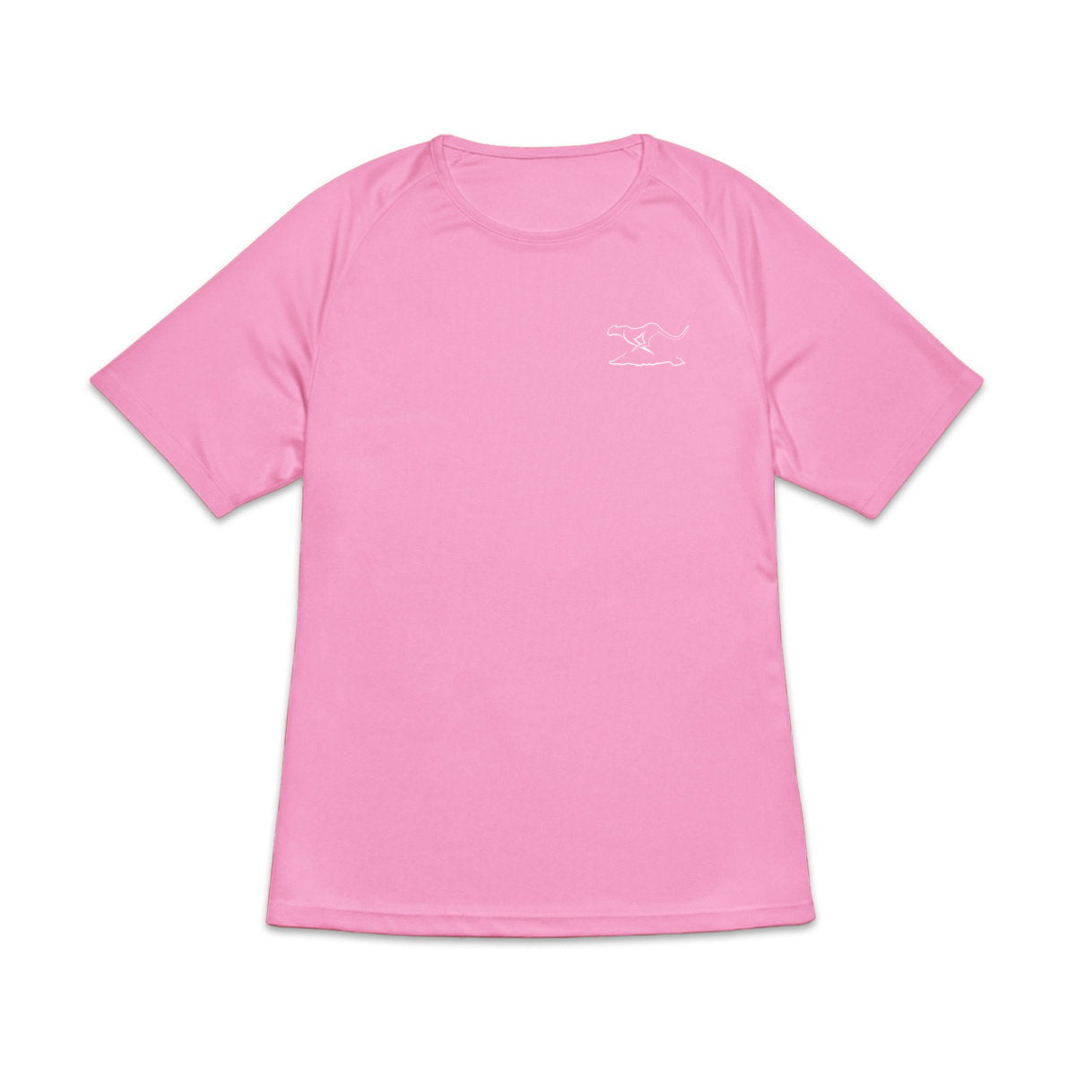 Camiseta deportiva reciclada para mujer_logo simple - frente_3