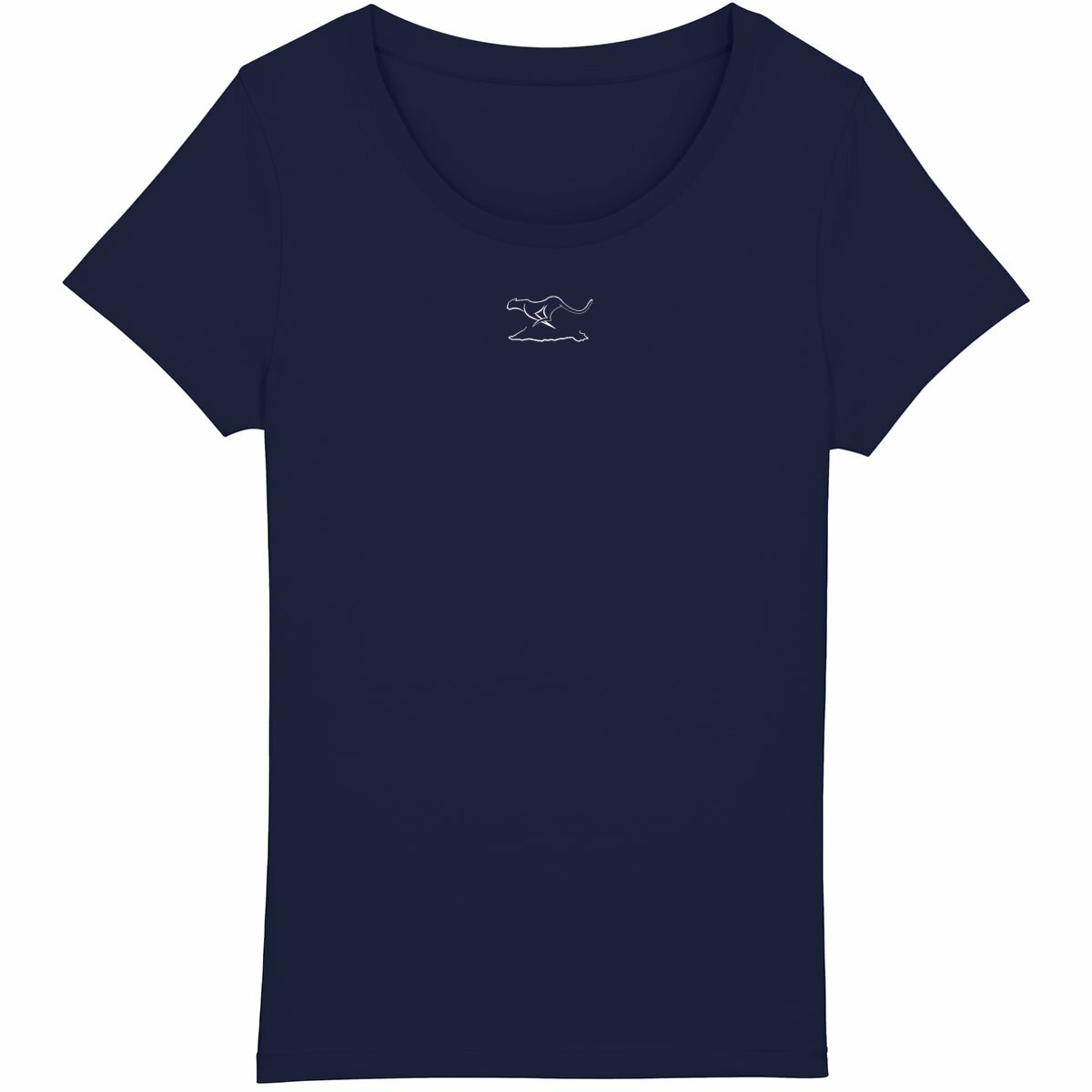 Camiseta ligera para mujer: simple - frente_marino