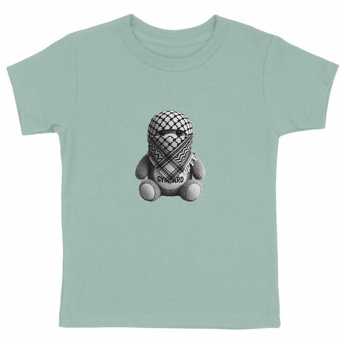 heavyweight T-Shirt Kind; Teddy - frente_verde