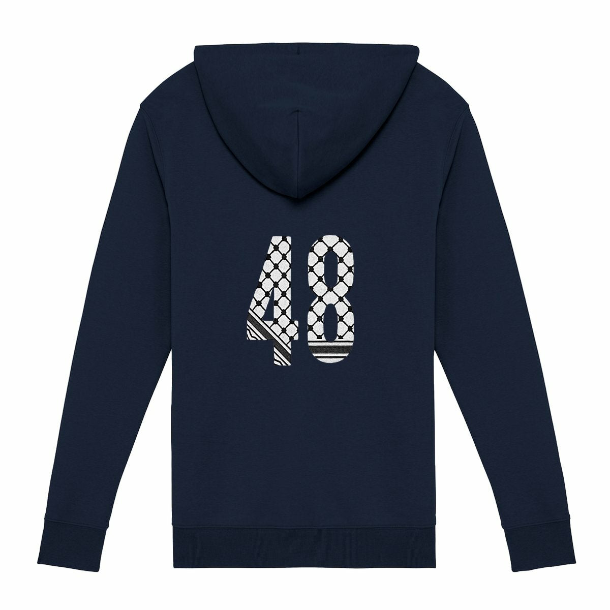 Sudadera con cremallera unisex; 48 - espalda_0
