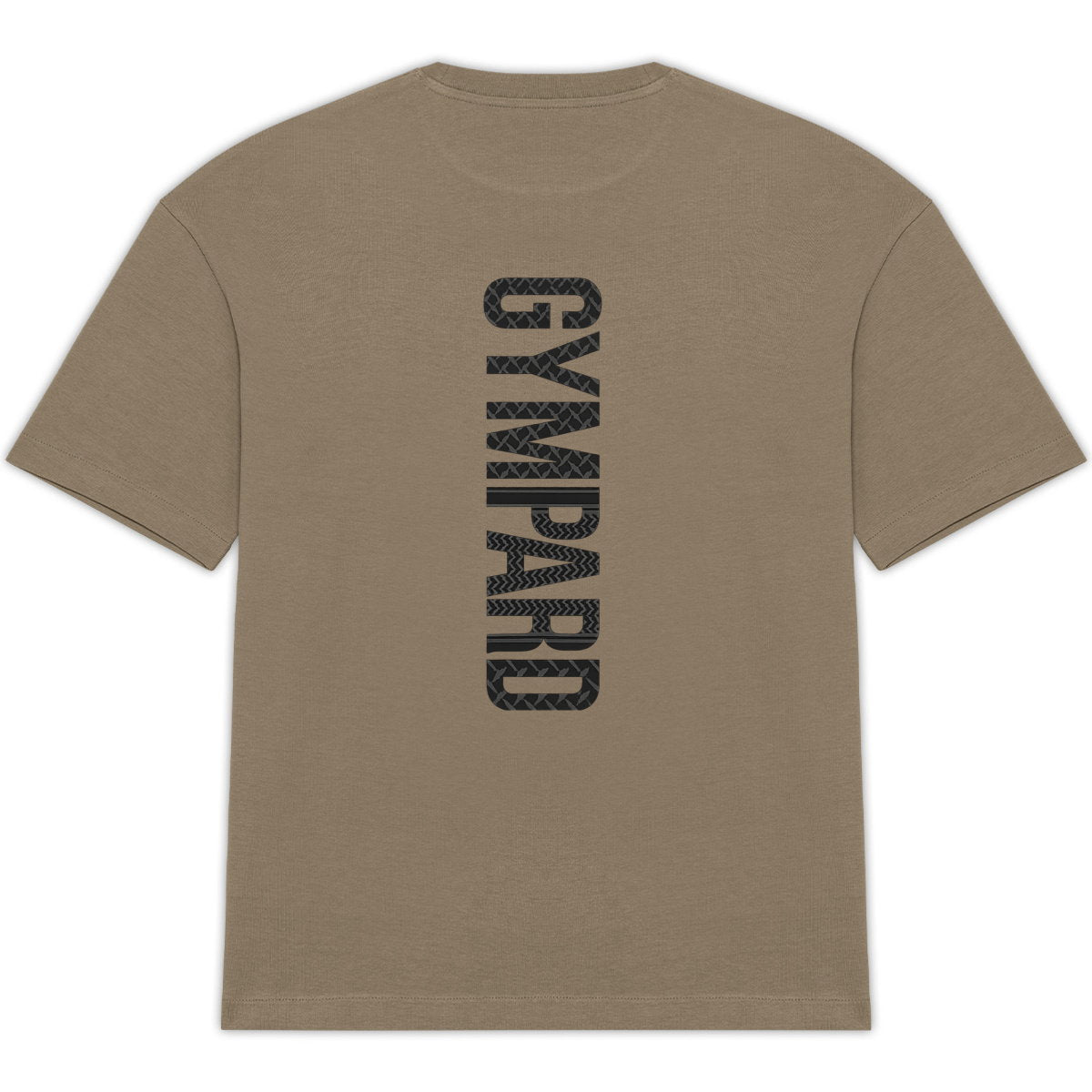 Camiseta oversize unisex: simple+ nombre, blanco - espalda_0