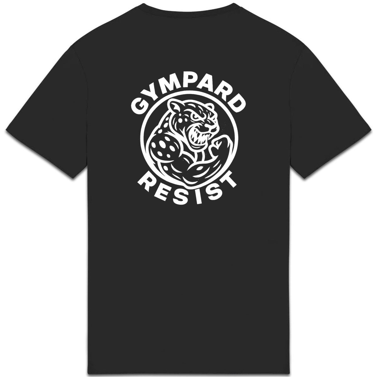 Camiseta pesada unisex: lodo+ resist negro - espalda_0