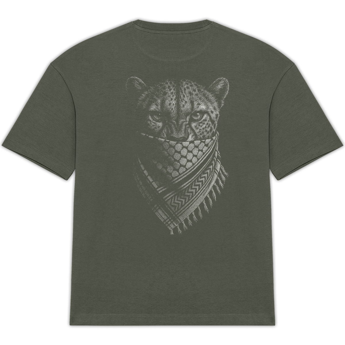 Camiseta oversize unisex: LETRA +GP - espalda_1