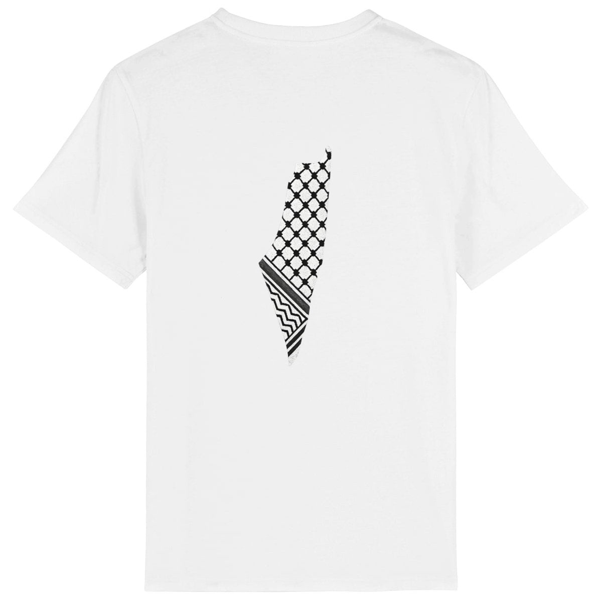 Camiseta unisex ligera arabe + pais + negro - espalda_1