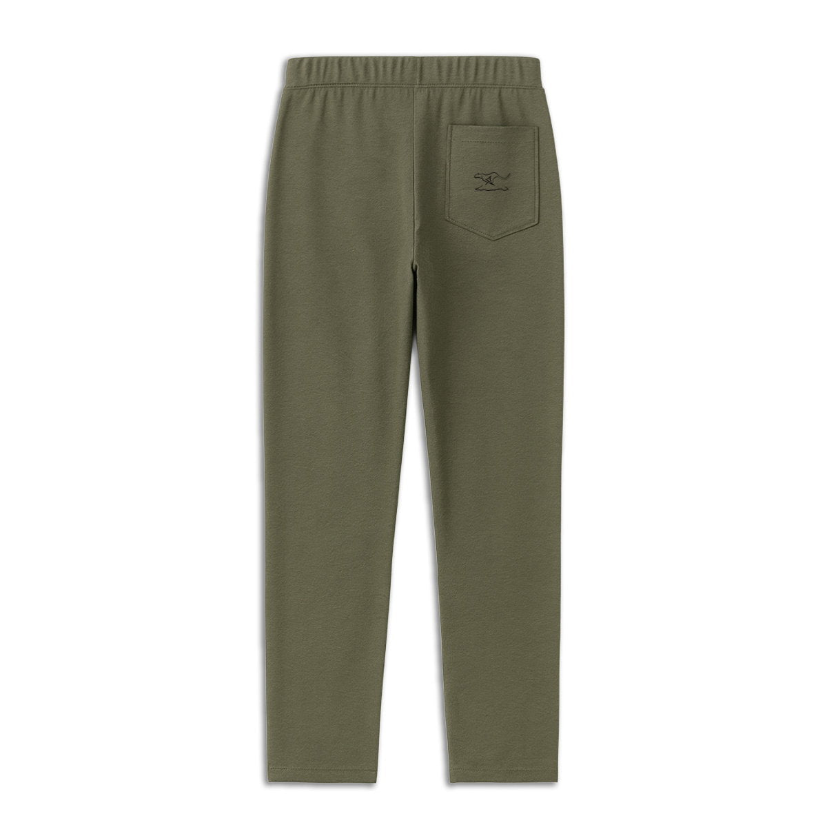 Pantalones de chándal unisex holgados; GYMPARD BLANCO - espalda_2