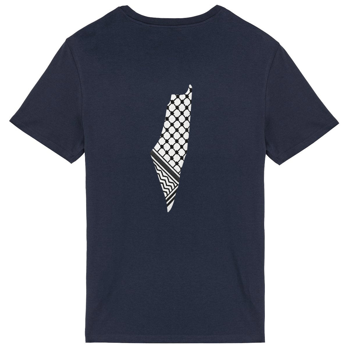 Camiseta unisex ligera arabe + pais + negro - espalda_2
