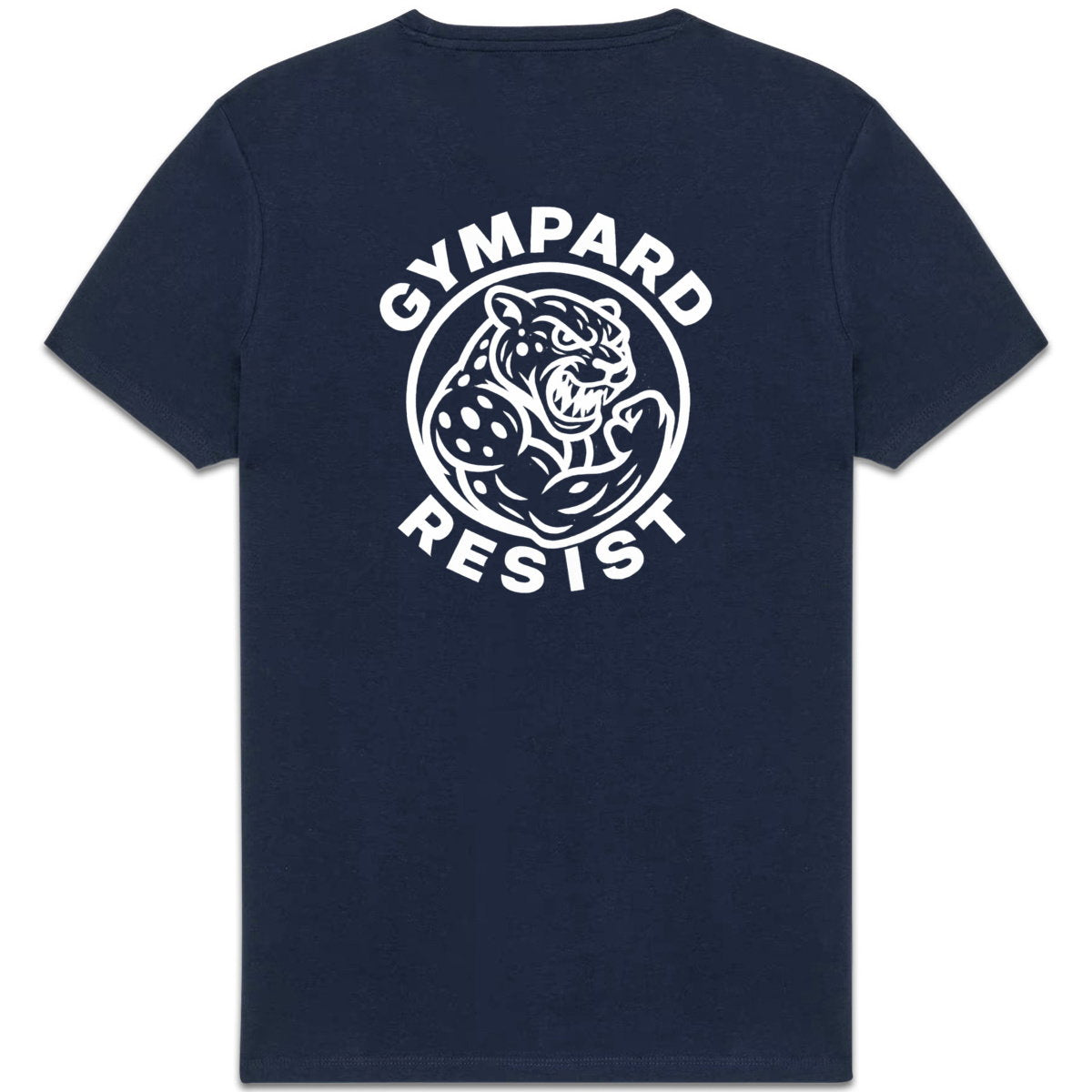 Camiseta pesada unisex: lodo+ resist negro - espalda_2
