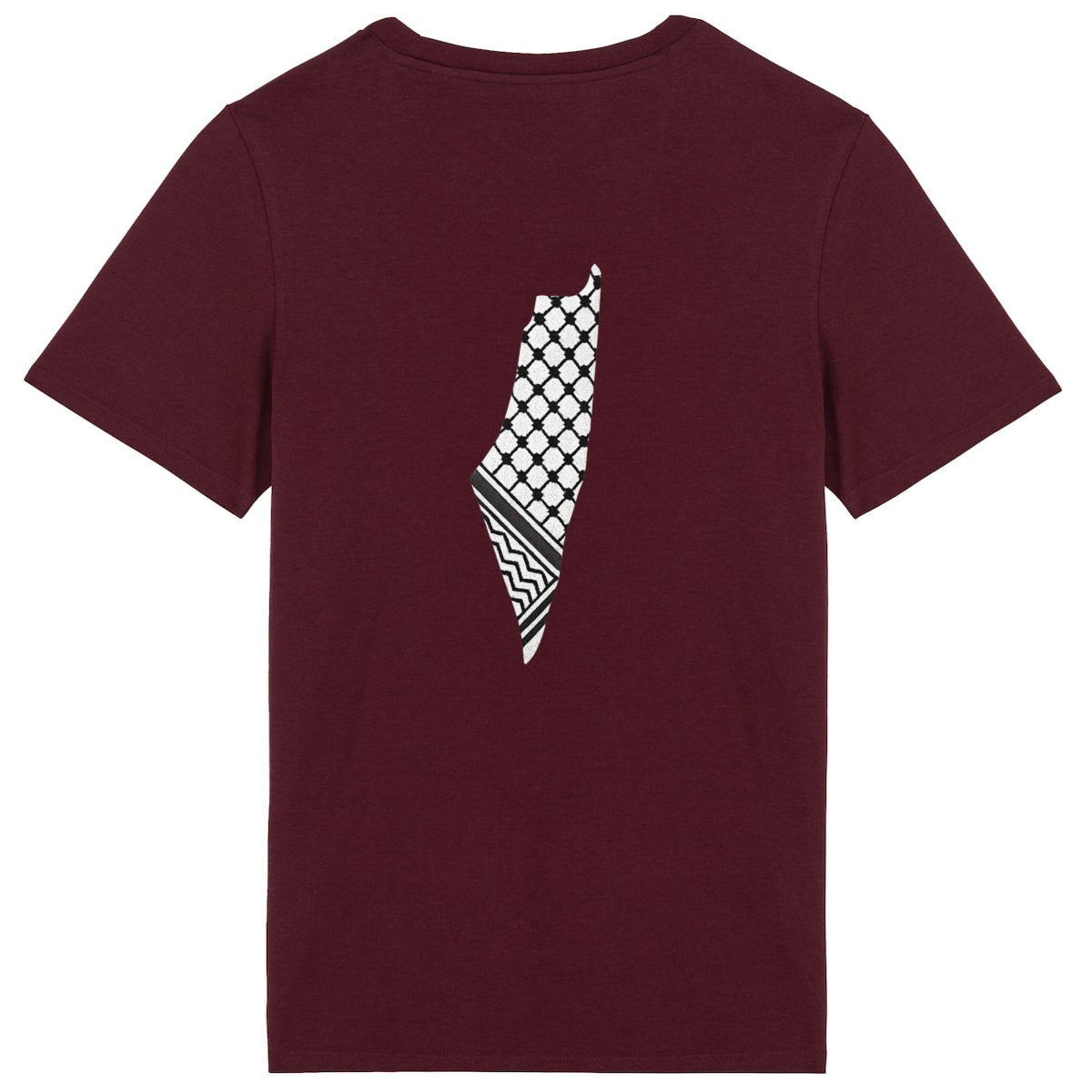 Camiseta unisex ligera arabe + pais + negro - espalda_3