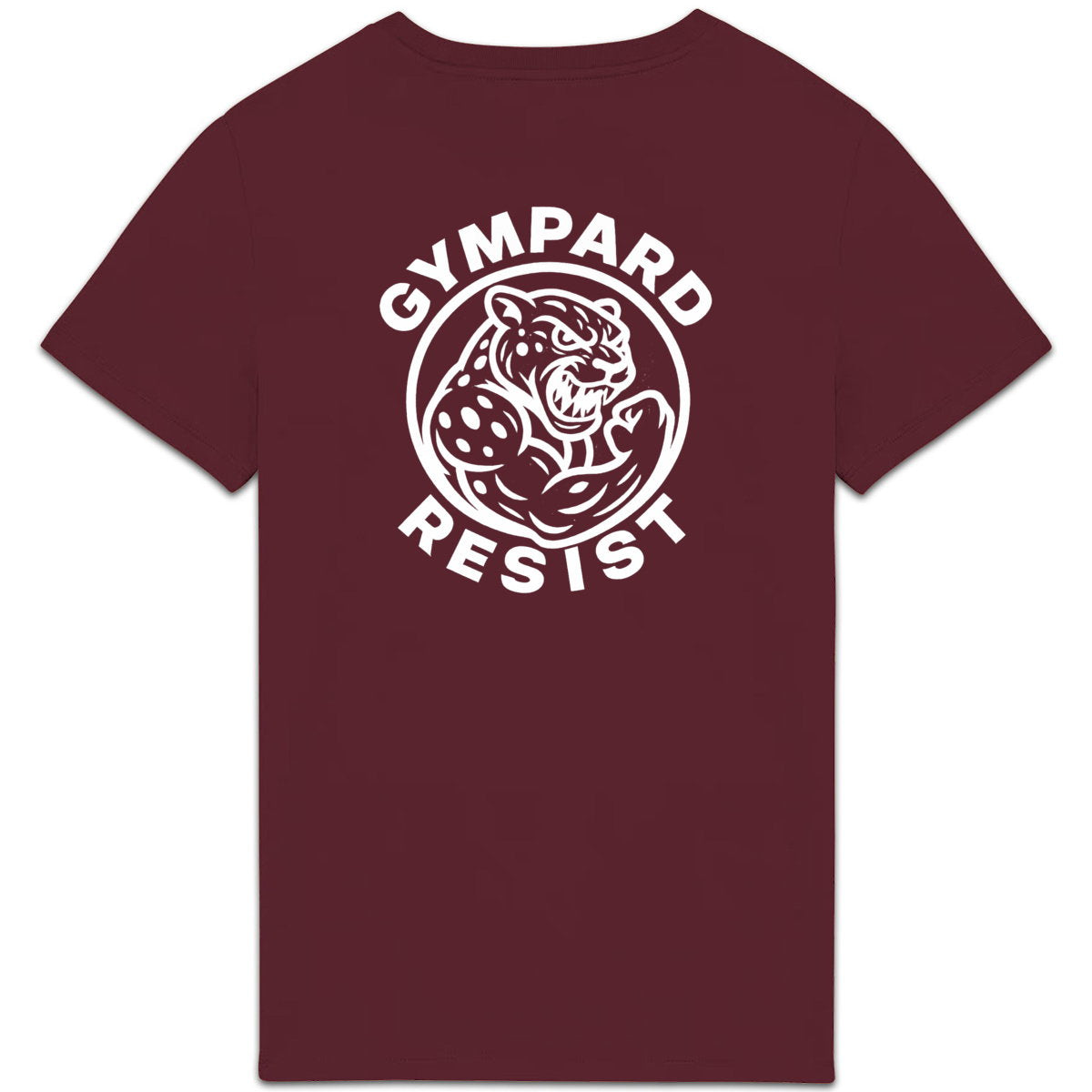 Camiseta pesada unisex: lodo+ resist negro - espalda_3