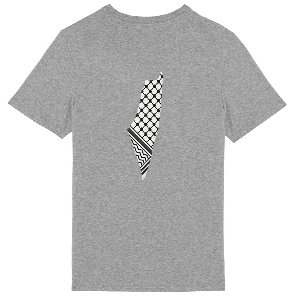 Camiseta unisex ligera arabe + pais + negro - espalda_4