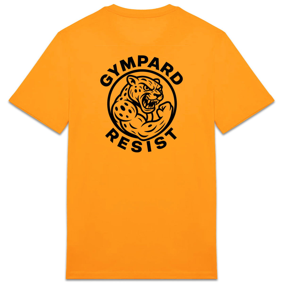 Camiseta pesada unisex: LOGO+ ressit blanco - espalda_6
