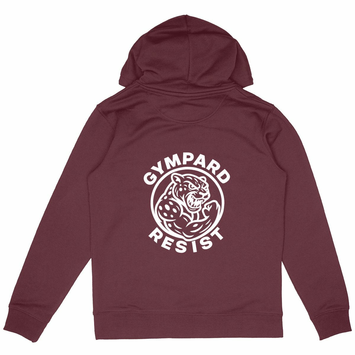 Heavyweight Hoodie; GPCW RSTW - espalda_burdeos