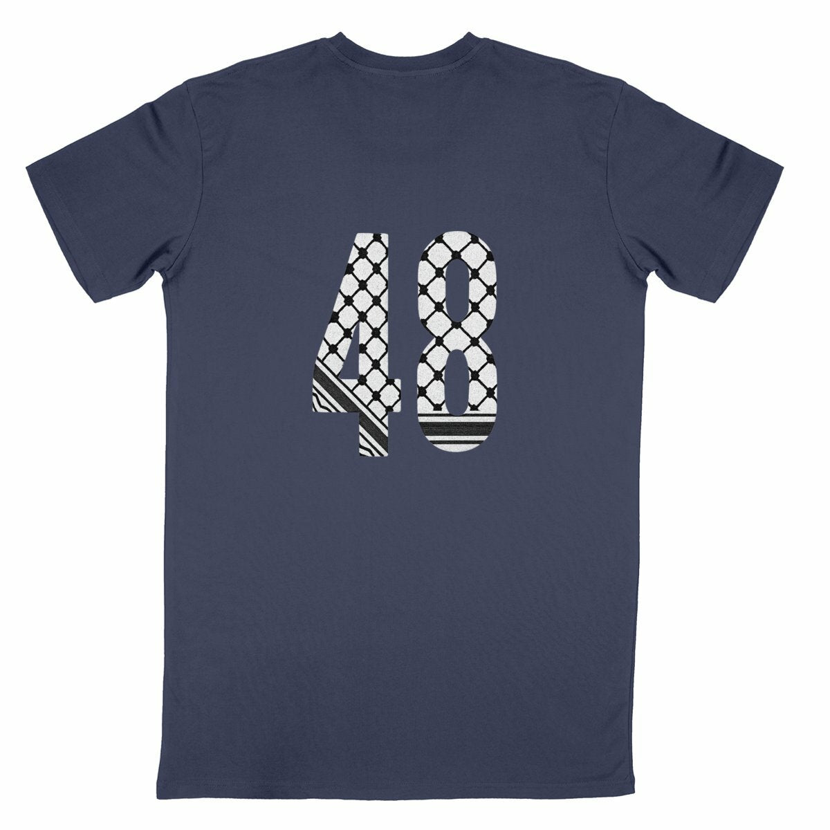 Camiseta clásica unisex: ARABE 48 - espalda_marino