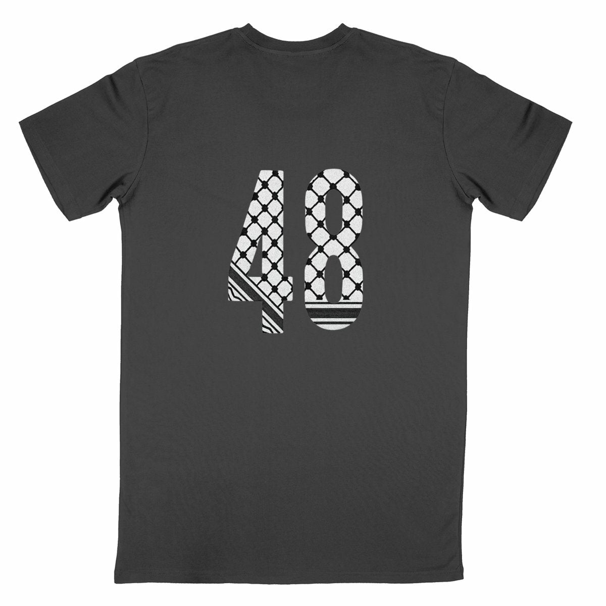 Camiseta clásica unisex: ARABE 48 - espalda_negro