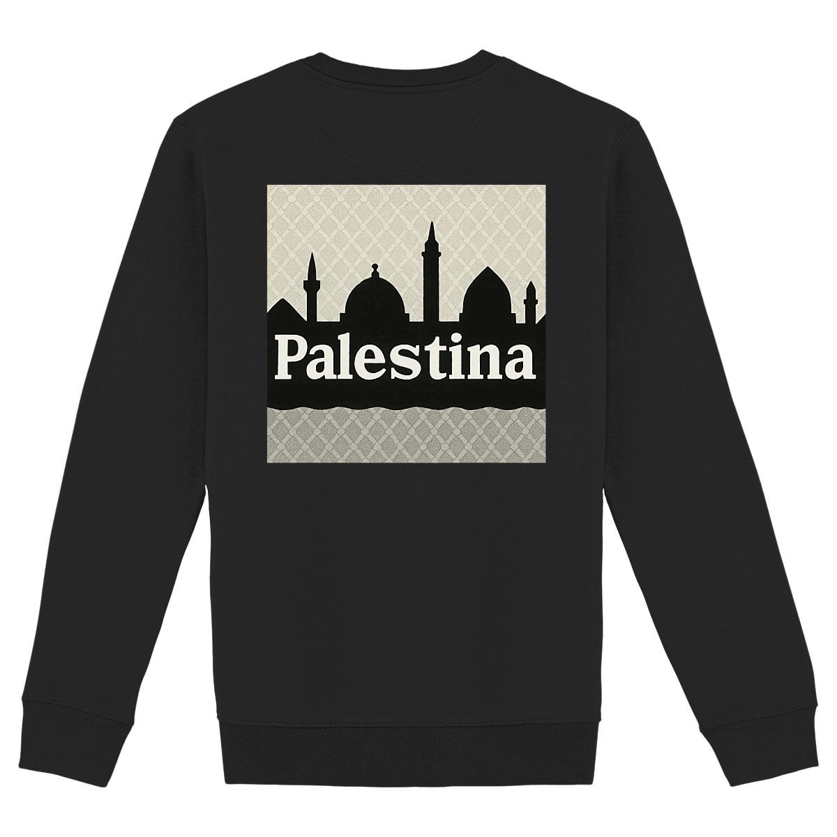 Sudadera unisex de alto gramaje; Patagonia - espalda_negro