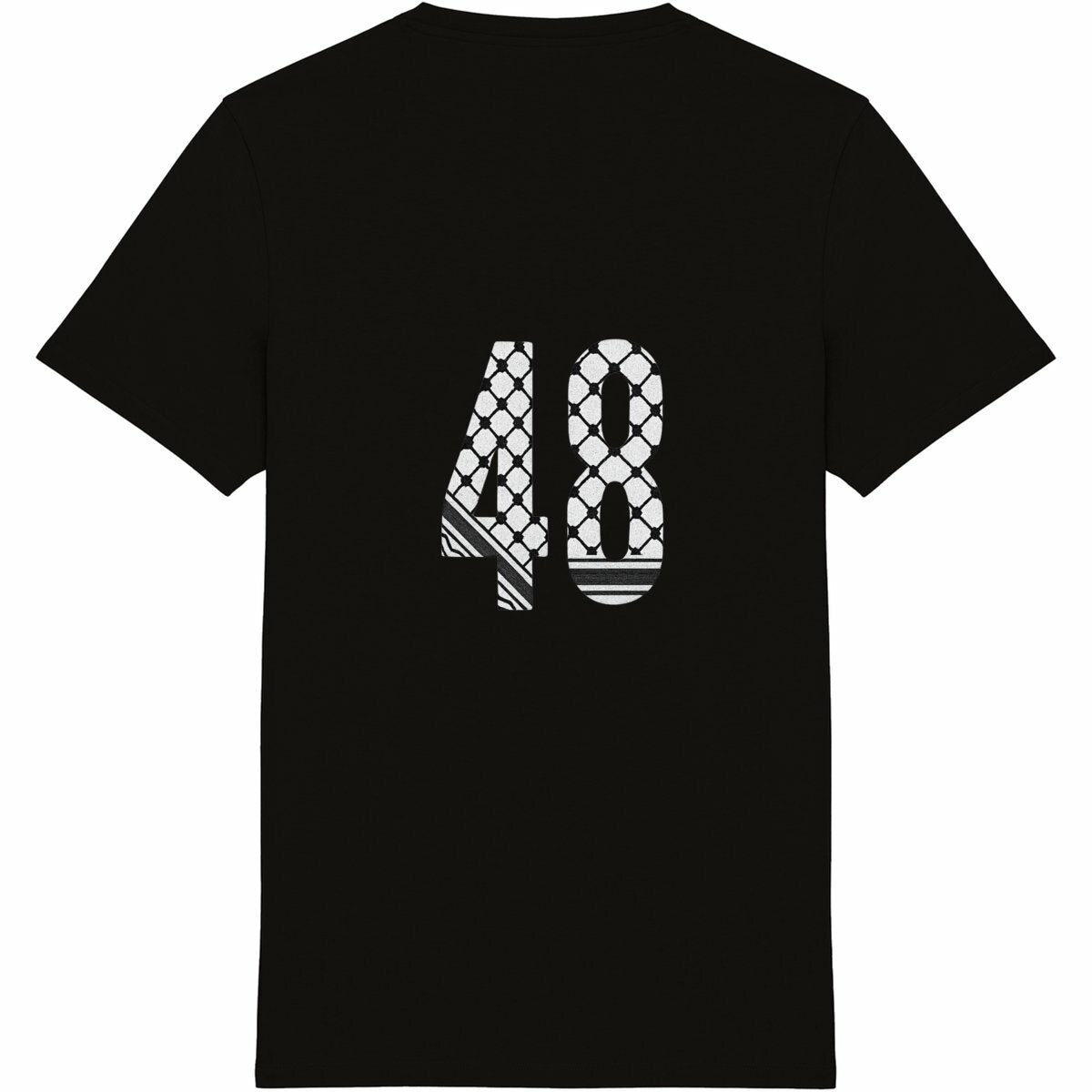 Essential T-Shirt; Arabic CW 48 - espalda_negro