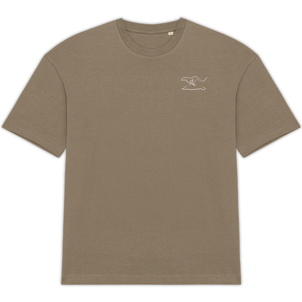 Camiseta oversize unisex: logo simple - frente_0