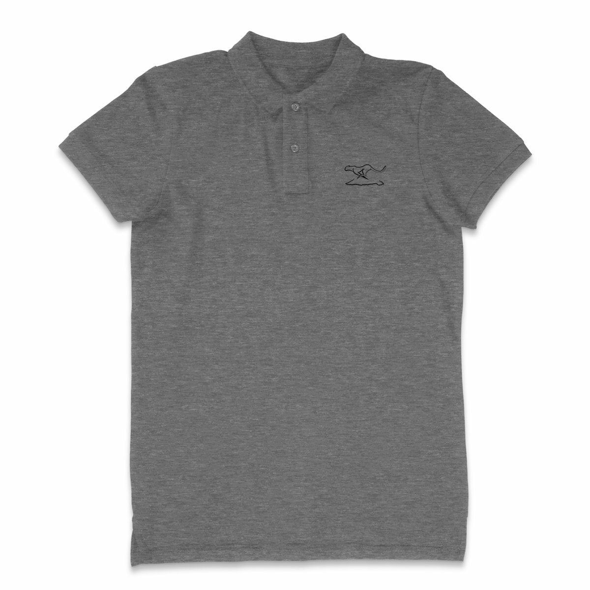 Polo ligero para hombre: logo blanco - frente_0