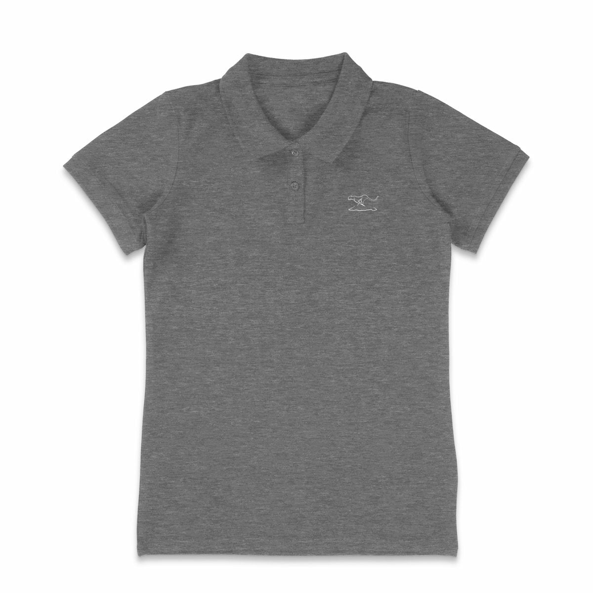 Polo ligero para mujer: logo simple - frente_0