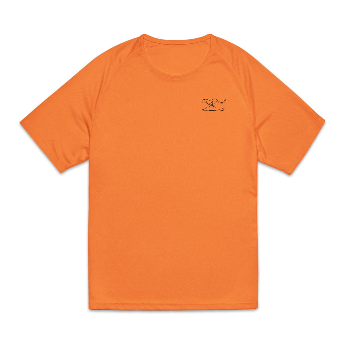 Camiseta deportiva reciclada para hombre: logo blanco - frente_0