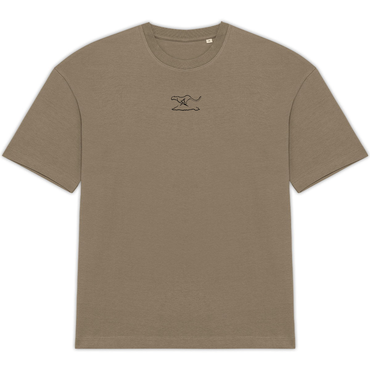 Camiseta oversize unisex; logo oso - frente_0