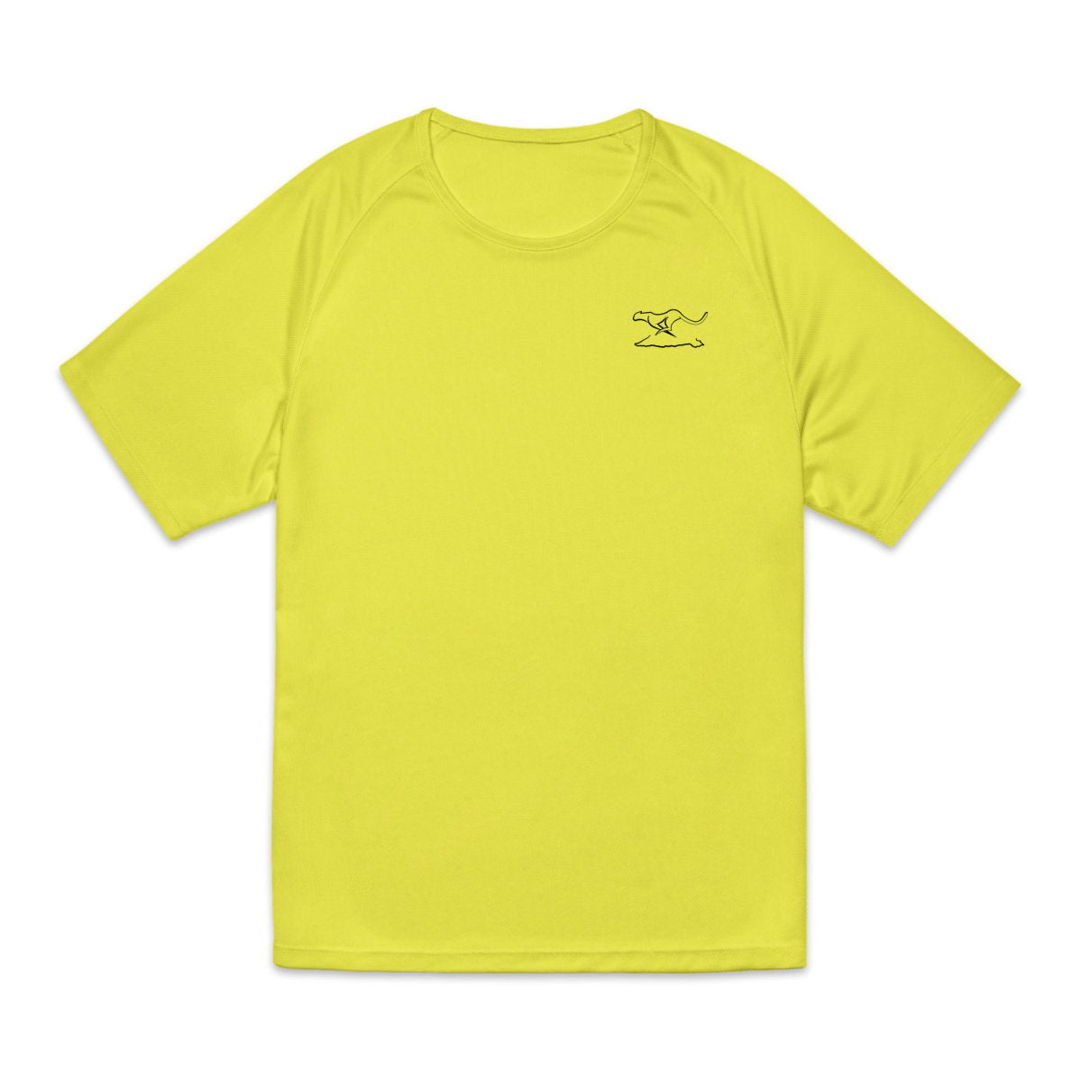 Camiseta deportiva reciclada para hombre: logo blanco - frente_1