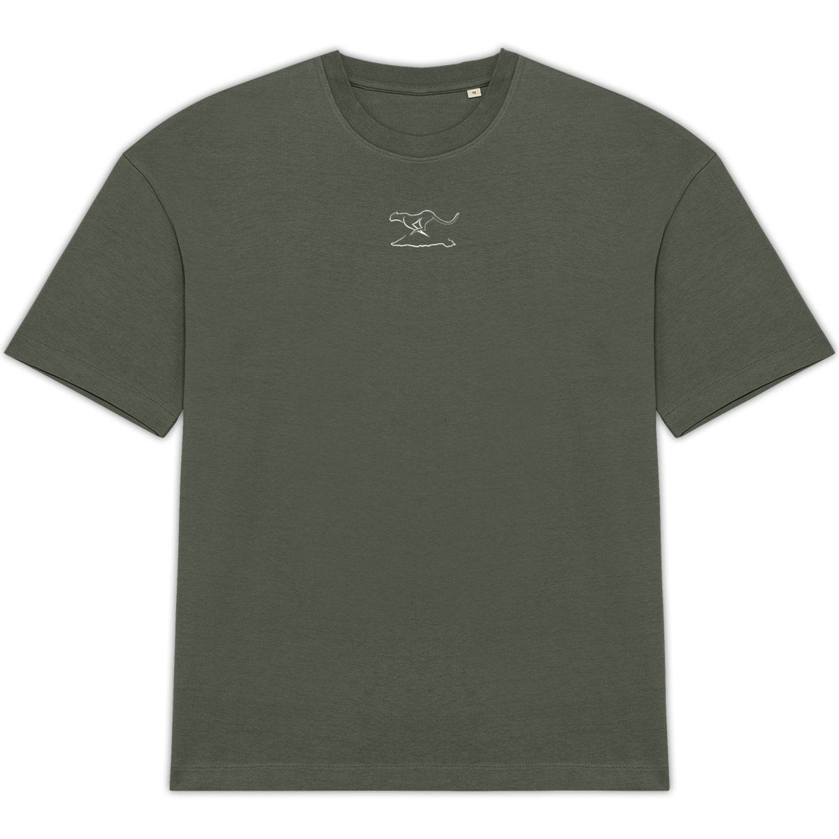 Camiseta oversize unisex: LOGO OSO NEGRO - frente_1