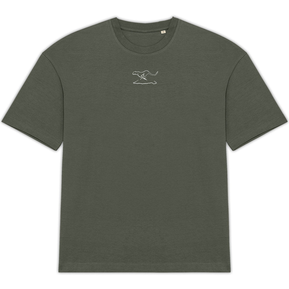 Camiseta oversize unisex: simple+ nombre, blanco - frente_1