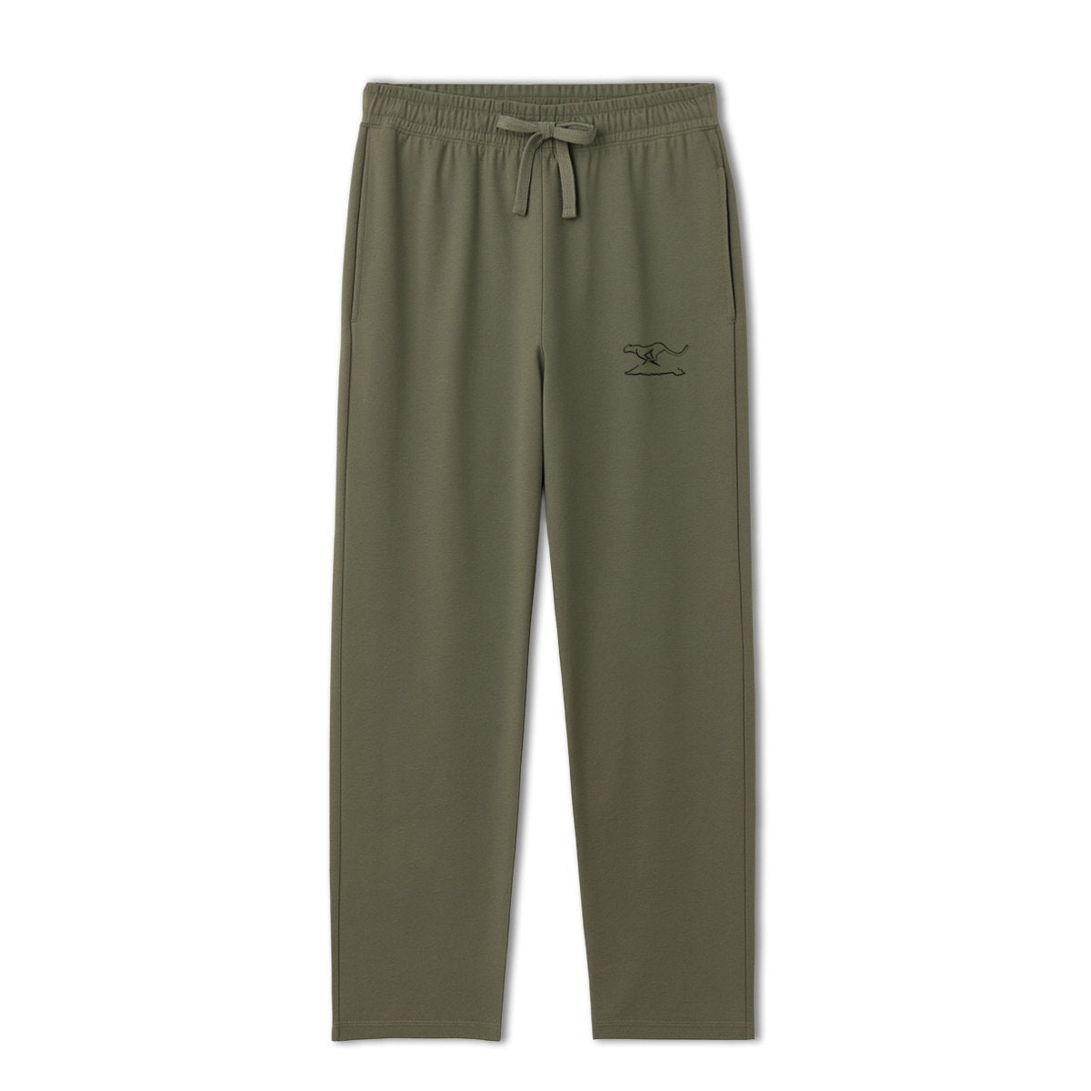 Pantalones de chándal unisex holgados_blanco - frente_1