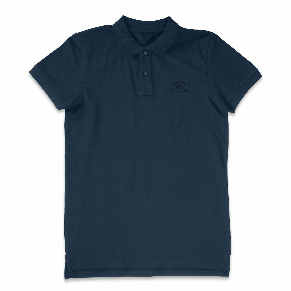 Polo ligero para hombre: logo blanco - frente_1