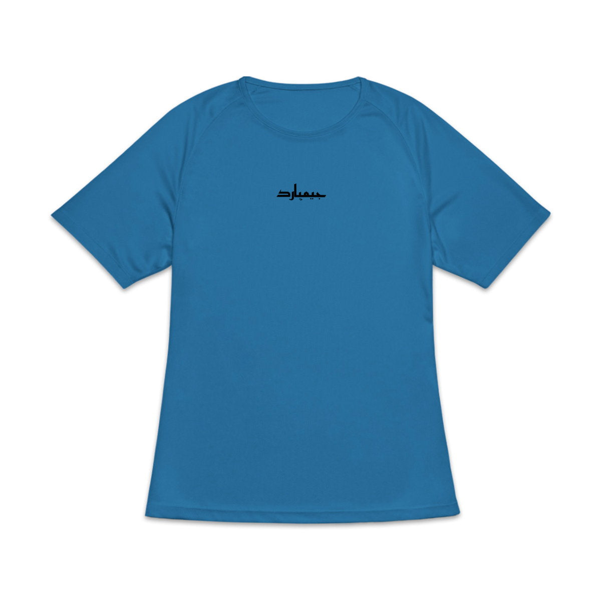 Camiseta deportiva reciclada para mujer; arabe - frente_2