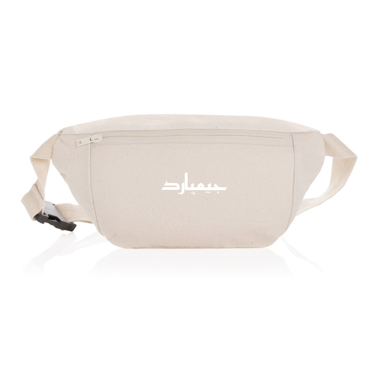Cangurera de lona reciclada; accesorio, arabe - frente_2