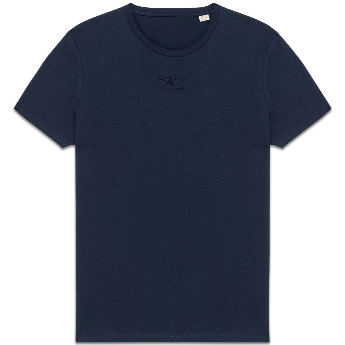Camiseta pesada unisex: LOGO+ ressit blanco - frente_2