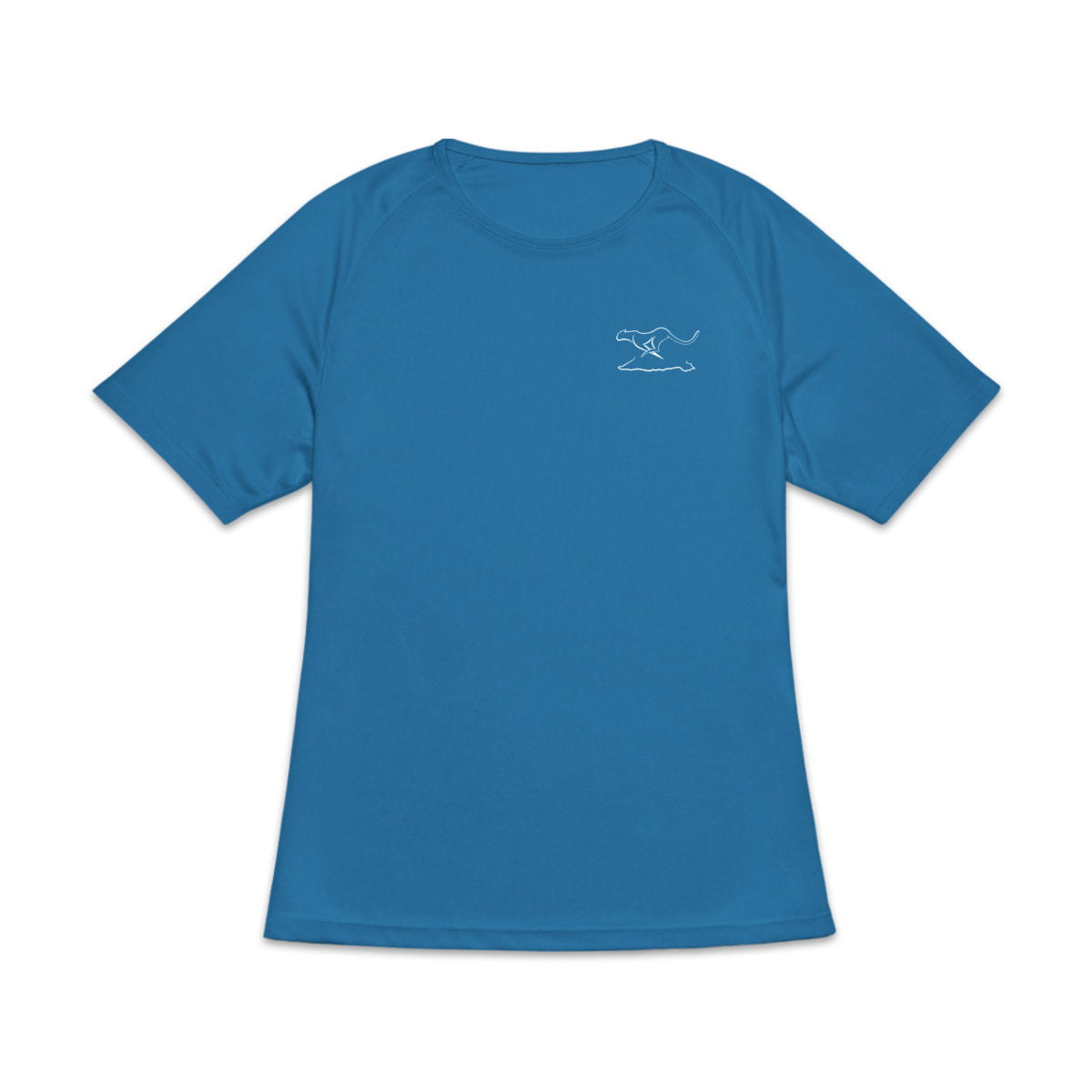 Camiseta deportiva reciclada para mujer_logo simple - frente_2