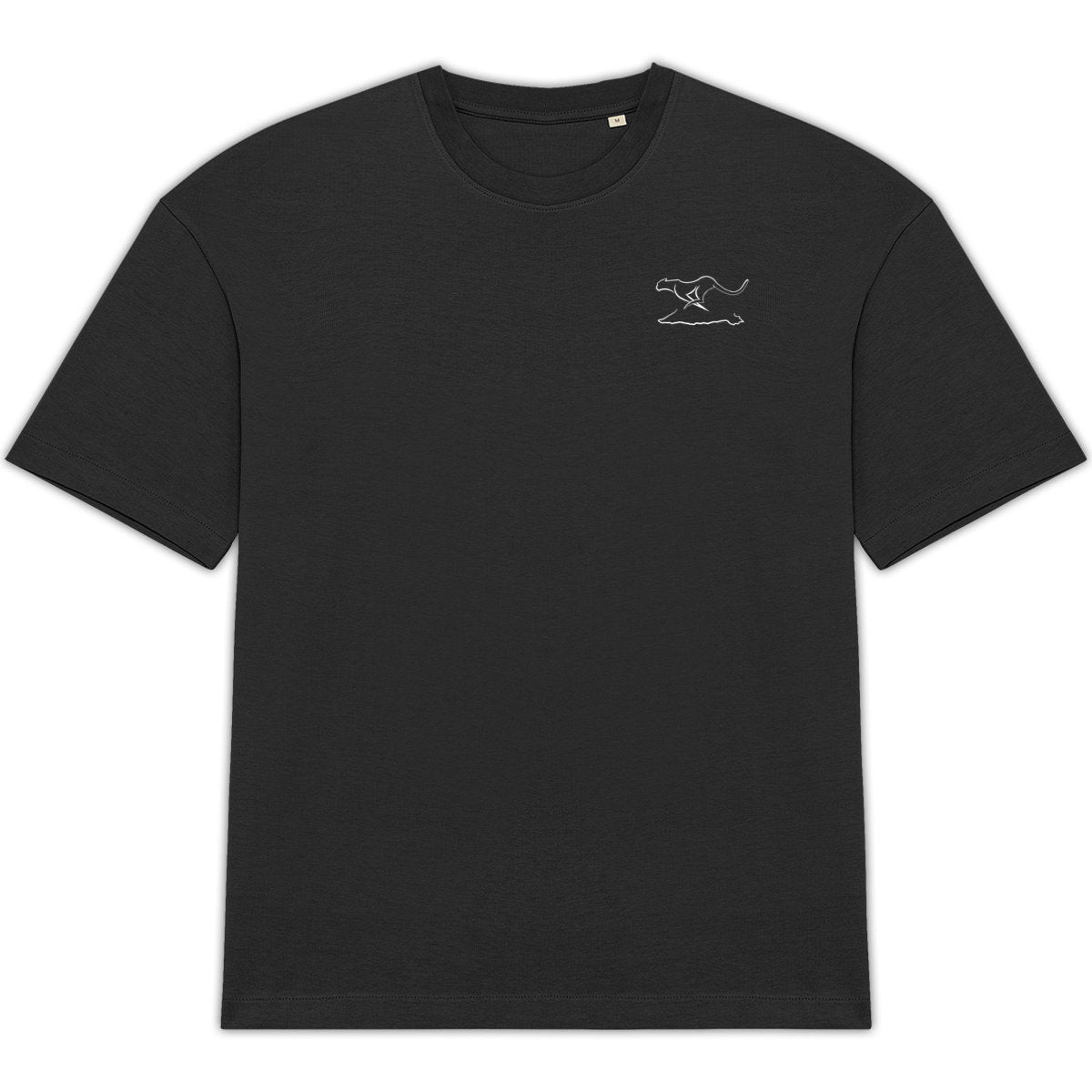 Camiseta oversize unisex: logo simple - frente_2