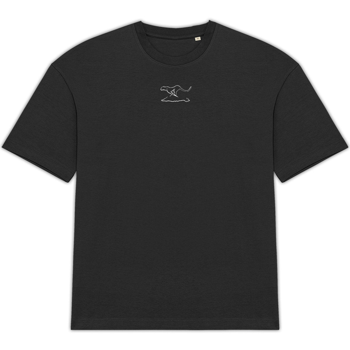 Camiseta oversize unisex: simple+ nombre, blanco - frente_2
