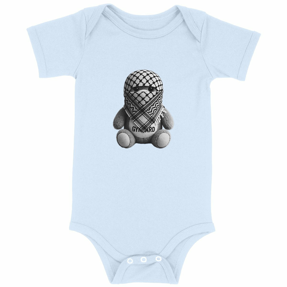Body para bebé: osito - frente_azul