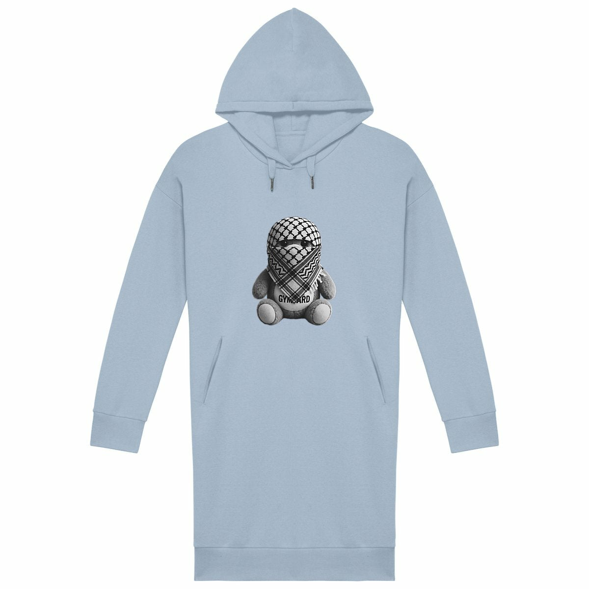 Strength Long Hoodie Women; Teddy - frente_azul