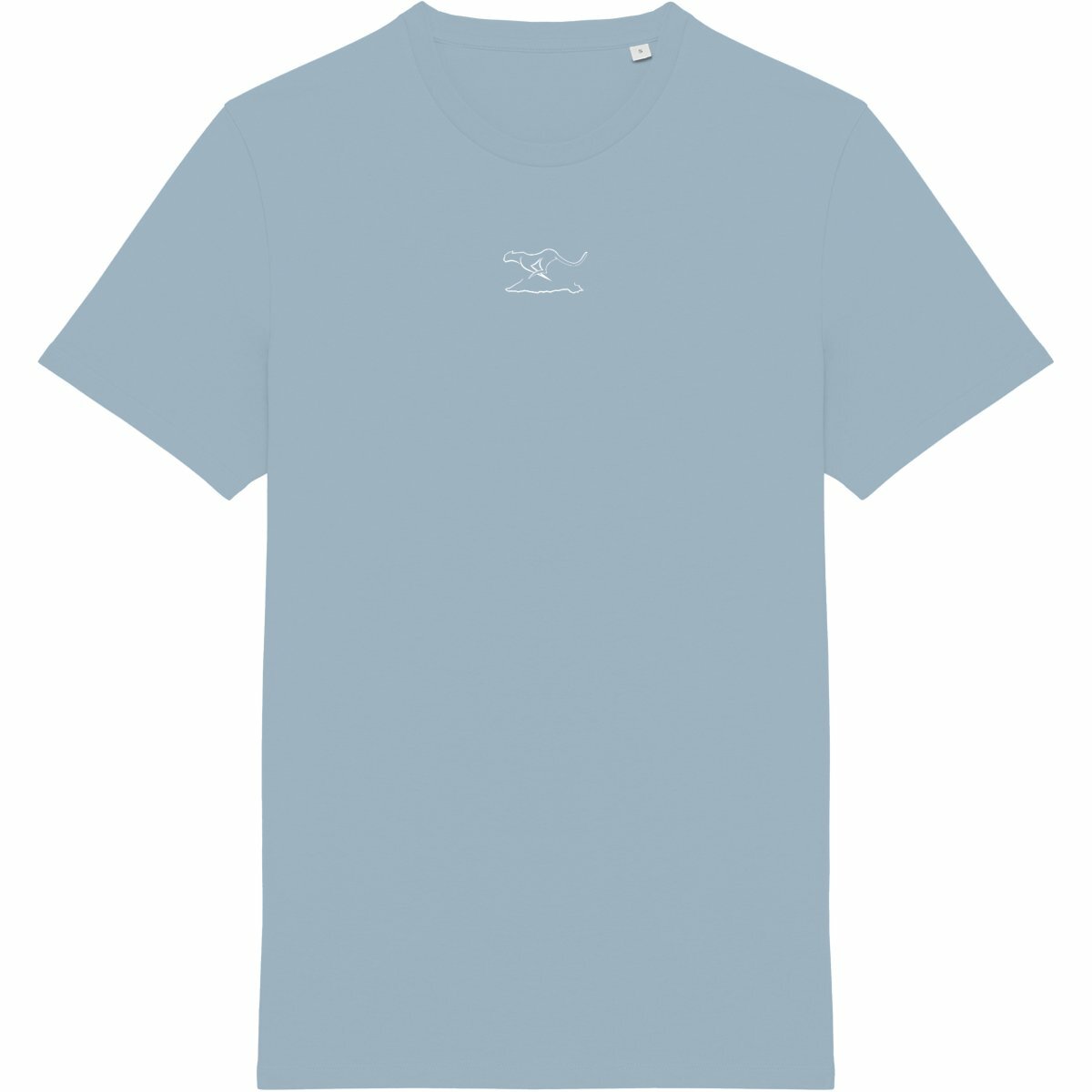 Camiseta unisex Made in Portugal: logo + palestina - frente_azulártico