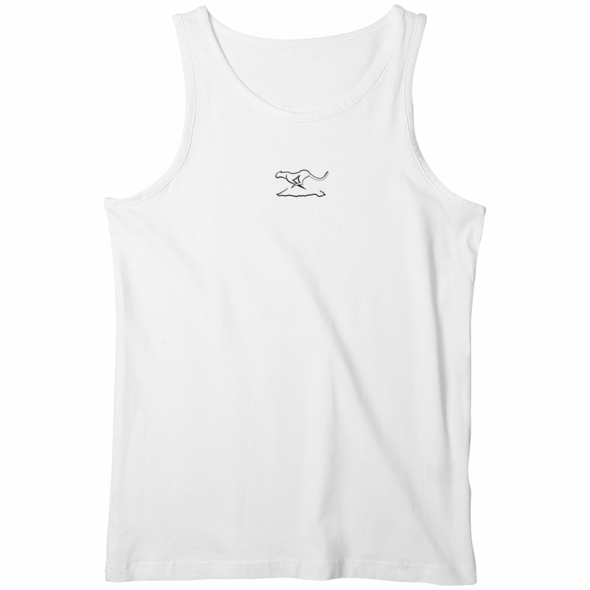 Camiseta de tirantes para hombre:LOGO - frente_blanco