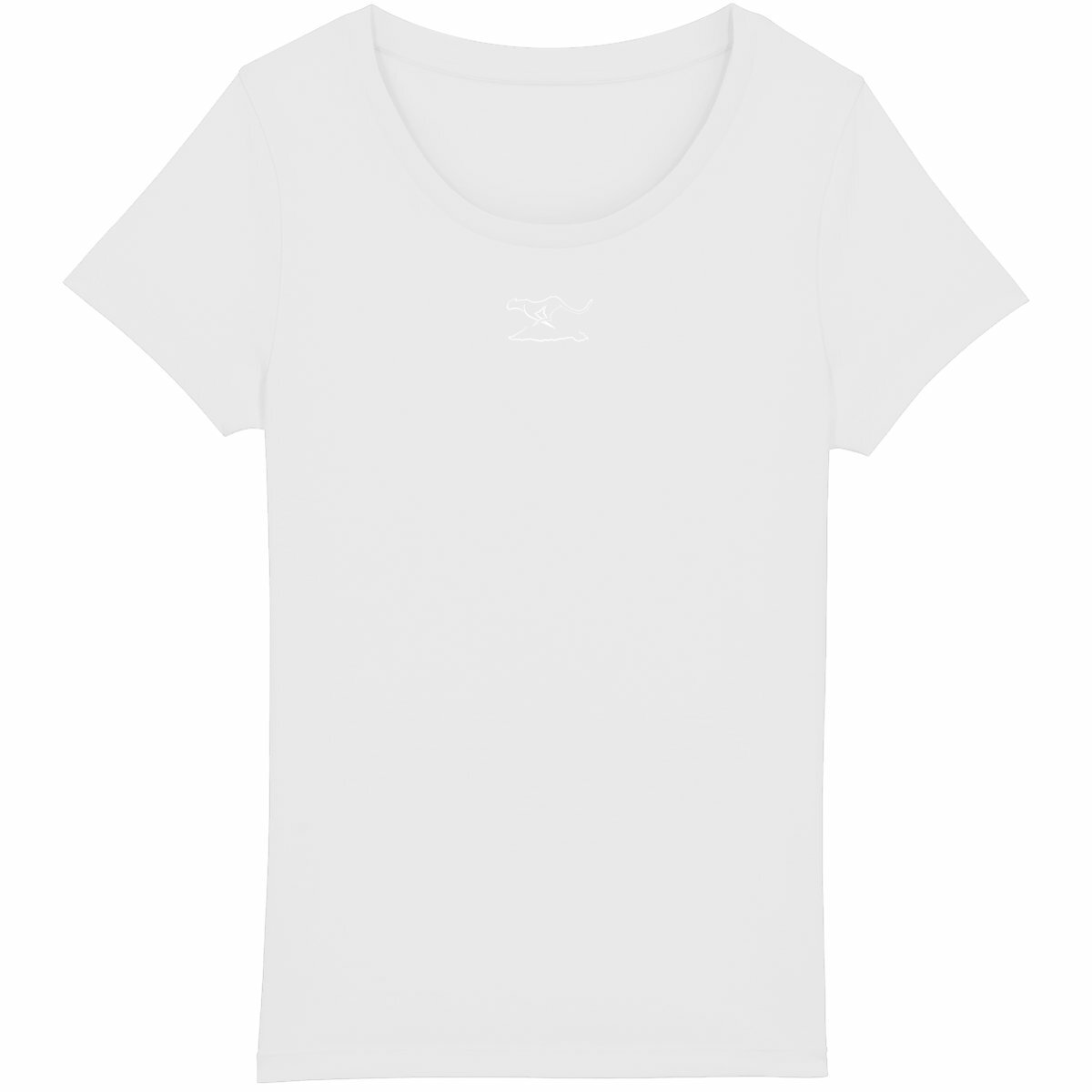 Camiseta ligera para mujer: simple - frente_blanco