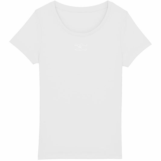 Camiseta ligera para mujer: simple - frente_blanco