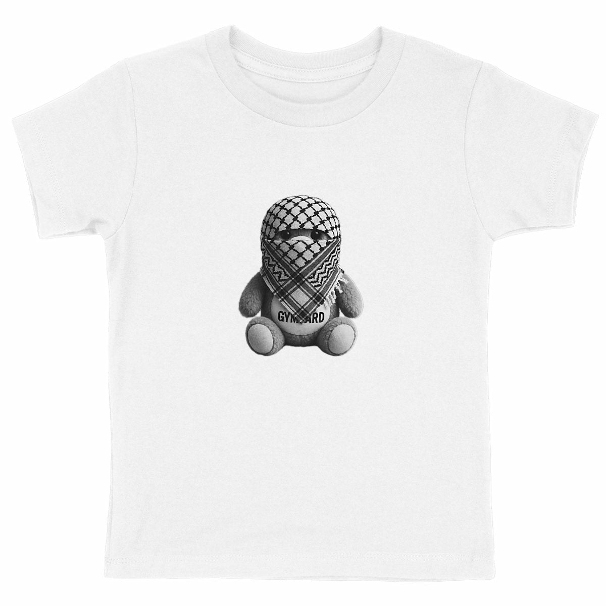 heavyweight T-Shirt Kind; Teddy - frente_blanco