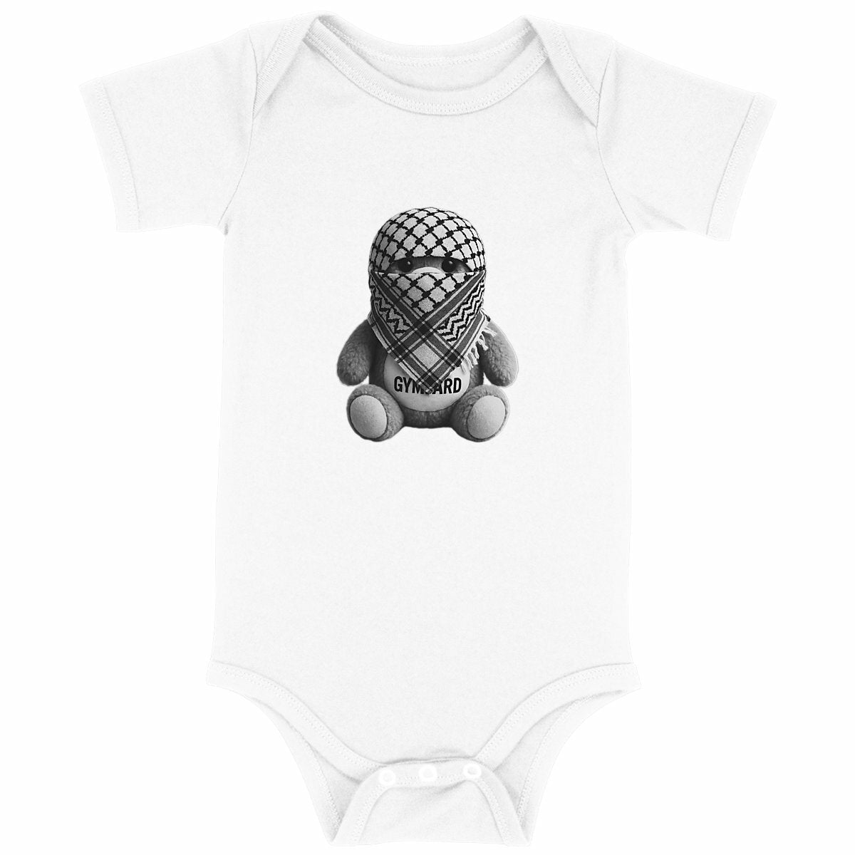 Body para bebé: osito - frente_blanco
