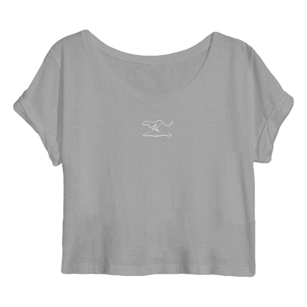 Top de mujer; camiseta - frente_grisjaspeado