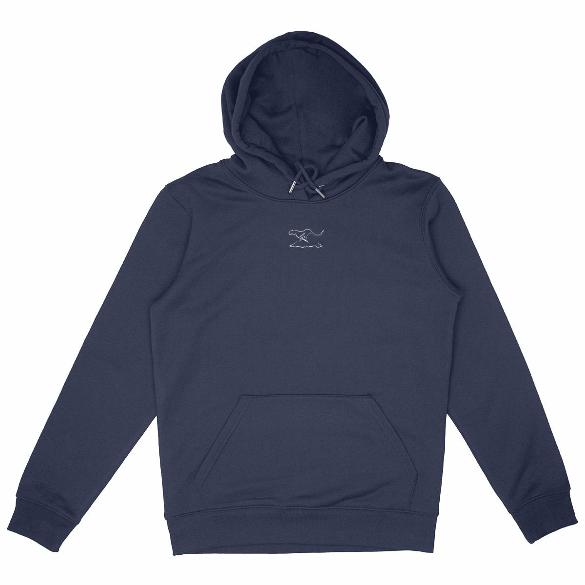 Sudadera pesada unisex con capucha; GYMPARD LETRAS - frente_marino
